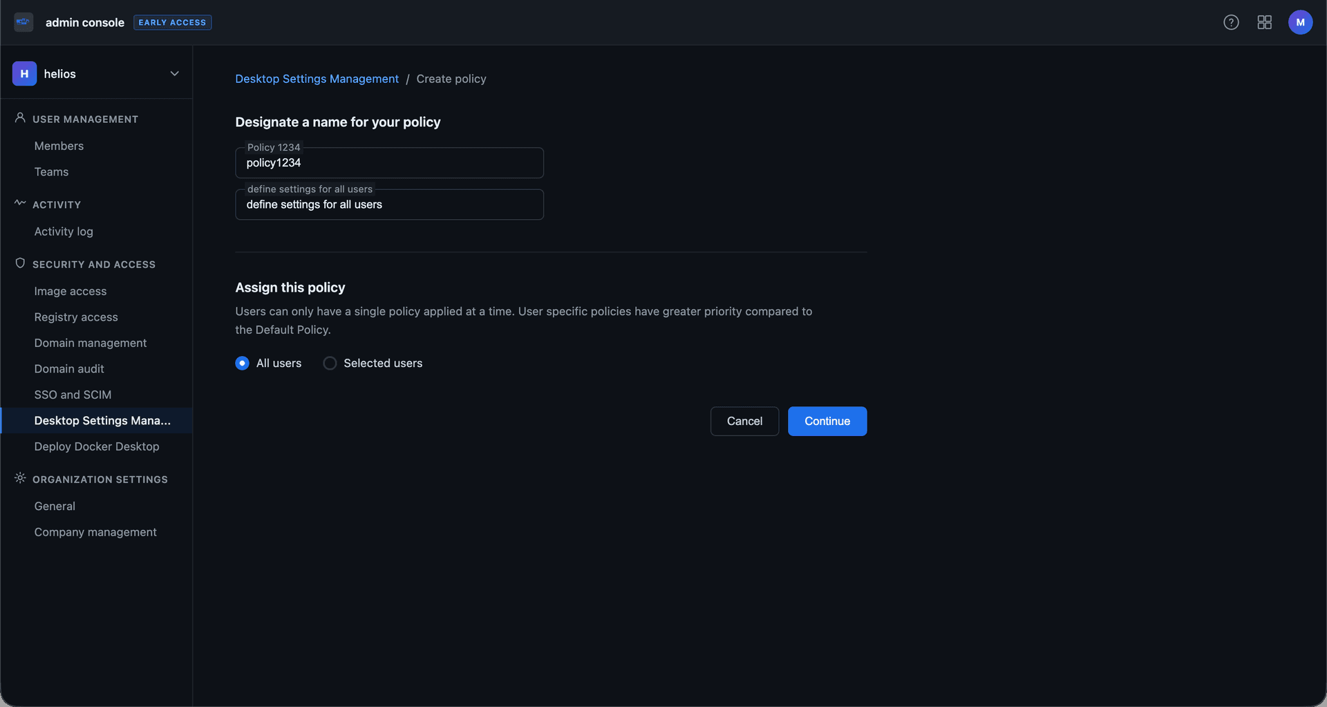 Settings — figure 5